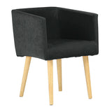 ダイニングチェア 布地 北欧 | Aoneチェア 1Pフラット両肘 ソフィア