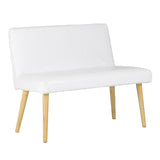 ダイニングチェア 北欧 二人掛け | Aoneチェア 2P肘無し 合皮