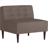 一人用ソファ 1.5人掛け ダイニングチェア | Lunch W 3×4 アームレス NS