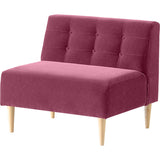 一人掛けソファ ダイニングソファ 一人用椅子 | Lunch W 3×4 アームレス モケット