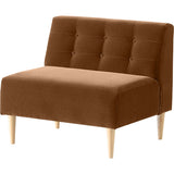 一人掛けソファ ダイニングソファ 一人用椅子 | Lunch W 3×4 アームレス モケット