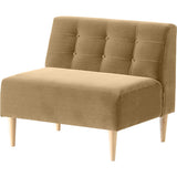 一人掛けソファ ダイニングソファ 一人用椅子 | Lunch W 3×4 アームレス モケット