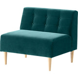 一人掛けソファ ダイニングソファ 一人用椅子 | Lunch W 3×4 アームレス モケット