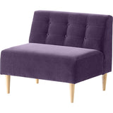 一人掛けソファ ダイニングソファ 一人用椅子 | Lunch W 3×4 アームレス モケット