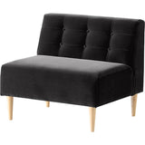 一人掛けソファ ダイニングソファ 一人用椅子 | Lunch W 3×4 アームレス モケット