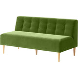 3人掛け ダイニングソファ ローソファ | Lunch W 3×7 アームレス モケット