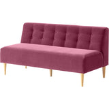 3人掛け ダイニングソファ ローソファ | Lunch W 3×7 アームレス モケット