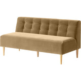 3人掛け ダイニングソファ ローソファ | Lunch W 3×7 アームレス モケット