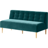 3人掛け ダイニングソファ ローソファ | Lunch W 3×7 アームレス モケット