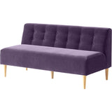 3人掛け ダイニングソファ ローソファ | Lunch W 3×7 アームレス モケット