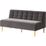 3人掛け ダイニングソファ ローソファ | Lunch W 3×7 アームレス モケット