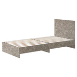 オーダー シングル ベッドフレーム | CD Bed square/S graystone