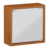 ミラーキャビネット 鏡扉 | WallBox7-DXミラー D-S 棚付き 木目
