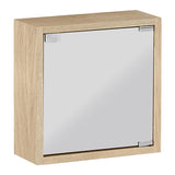 ミラーキャビネット 鏡扉 | WallBox7-DXミラー D-S 棚付き 木目