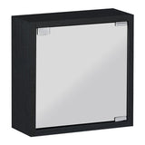 ミラーキャビネット 鏡扉 | WallBox7-DXミラー D-S 棚付き 木目