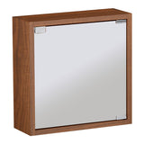 ミラーキャビネット 鏡扉 | WallBox7-DXミラー D-M 棚付き 木目