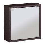 ミラーキャビネット 鏡扉 | WallBox7-DXミラー D-M 棚付き 木目