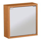 ミラーキャビネット 鏡扉 | WallBox7-DXミラー D-M 棚付き 木目