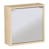ミラーキャビネット 鏡扉 | WallBox7-DXミラー D-M 棚付き 木目