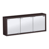 ミラーキャビネット 鏡扉 ウォールラック | WallBox7-DXミラー E-M 木目