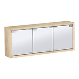 ミラーキャビネット 鏡扉 ウォールラック | WallBox7-DXミラー E-M 木目