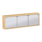 ミラーキャビネット 鏡扉 ウォールラック | WallBox7-DXミラー E-900 木目