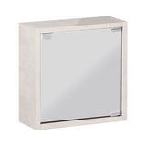 ミラーキャビネット 鏡扉 | WallBox7-DXミラー D-S棚付き marble