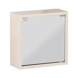 ミラーキャビネット 鏡扉 | WallBox7-DXミラー D-S棚付き whitewood