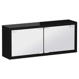 ウォールラック ミラーキャビネット 鏡扉 | WallBox7-DXミラー E-S black