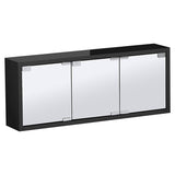 ウォールシェルフ ミラーキャビネット 鏡扉 | WallBox7-DXミラー E-M black