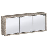 ウォールシェルフ ミラーキャビネット 鏡扉 | WallBox7-DXミラー E-M graystone