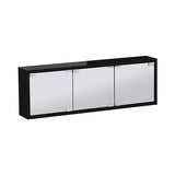 壁掛け収納 ミラーキャビネット 鏡扉 | WallBox7-DXミラー E-900 black