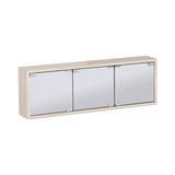 壁掛け棚 ミラーキャビネット 鏡扉 | WallBox7-DXミラー E-900 whitewood