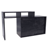 デスク コンパクトデスク 完成品 L字 | T+D 90W引戸 BP