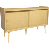 キャビネット リビングボード 食器棚 | aster 120Lキャビ 木目