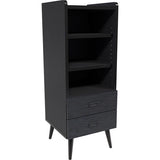 サイドチェスト 本棚 デスクサイド | aster 400H収納キャビ 木目