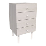 サイドチェスト スリムトチェスト 引き出し収納 | MC45-4 木目