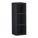 オープンラック ダークブラウン ホワイト | H-001 1×3/D30 木目