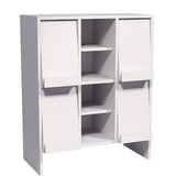 サイドボード 本棚 キャビネット 収納棚 | arne flap 3×2open縦/D40 木目