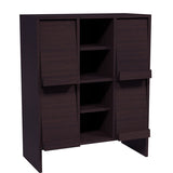 サイドボード 本棚 キャビネット 収納棚 | arne flap 3×2open縦/D40 木目