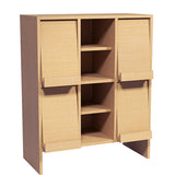 サイドボード 本棚 キャビネット 収納棚 | arne flap 3×2open縦/D40 木目