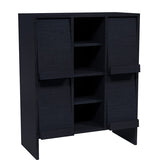 サイドボード 本棚 キャビネット 収納棚 | arne flap 3×2open縦/D40 木目