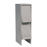 本棚 フラップ扉 扉付き収納 ブックシェルフ | arne flap 1×2/D40 aino