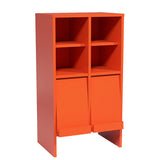 収納棚 キャビネット 扉付き収納 ラック | arne flap 2×2open上/D40 aino