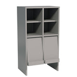 収納棚 キャビネット 扉付き収納 ラック | arne flap 2×2open上/D40 aino