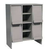 サイドボード フラップ扉 キャビネット | arne flap 3×2open縦/D40 aino