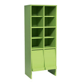 キャビネット タオル収納 洗面所収納 ブックシェルフ | arne flap 2×3open上/D40 aino