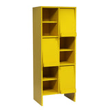 サイドボード フラップ扉 マルチ収納 書棚 | arne flap 2×3openクロス/D40 aino