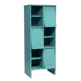 サイドボード フラップ扉 マルチ収納 書棚 | arne flap 2×3openクロス/D40 aino