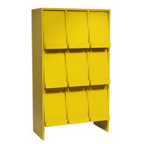 本棚 フラップ扉 マガジンラック A4書類収納 | arne flap 3×3/D40 aino